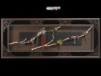 藏品(琉璃珠工藝：髮簪壁飾（2008）)的圖片